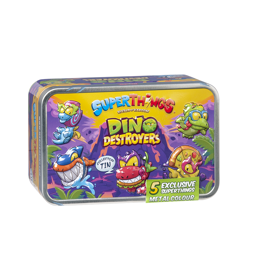 Toys N Tuck:Super Things Dino Destroyers Tin,Super Things