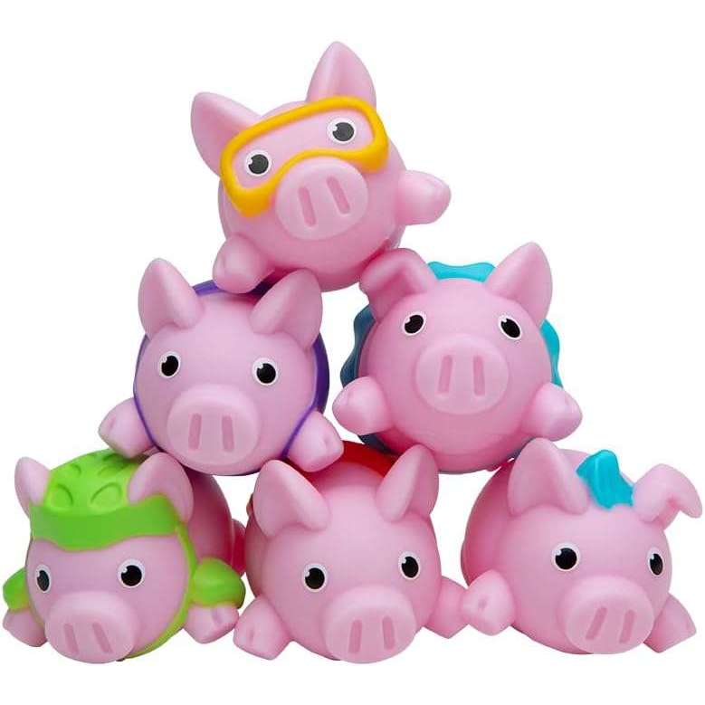 Toys N Tuck:Pigs On Trampolines,Pigs On Trampolines