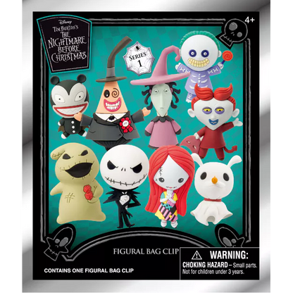 Toys N Tuck:The Nightmare Before Christmas 3D Foam Bag Clip Series 1,Disney