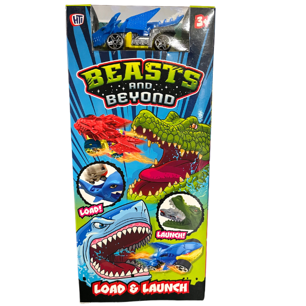 Toys N Tuck:Beasts And Beyond Load & Launch - Blue Dragon,HTI