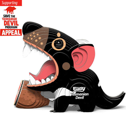 Toys N Tuck:Eugy 3D Model 035 Tasmanian Devil,Eugy