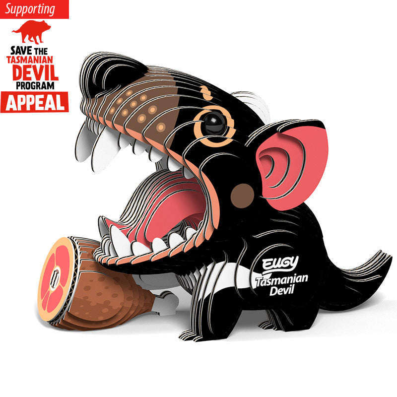 Toys N Tuck:Eugy 3D Model 035 Tasmanian Devil,Eugy