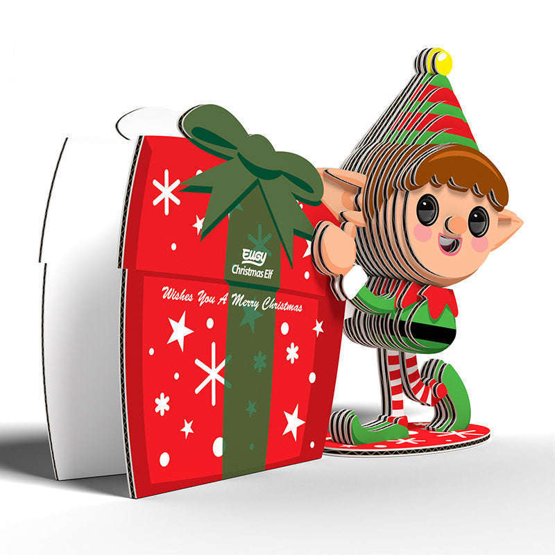 Toys N Tuck:Eugy 3D Model 082 Christmas Elf,Eugy