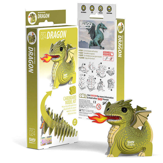Toys N Tuck:Eugy 3D Model 024 Dragon,Eugy