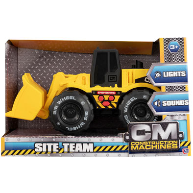 Toys N Tuck:Construction Machines Site Team - Front Loader,HTI
