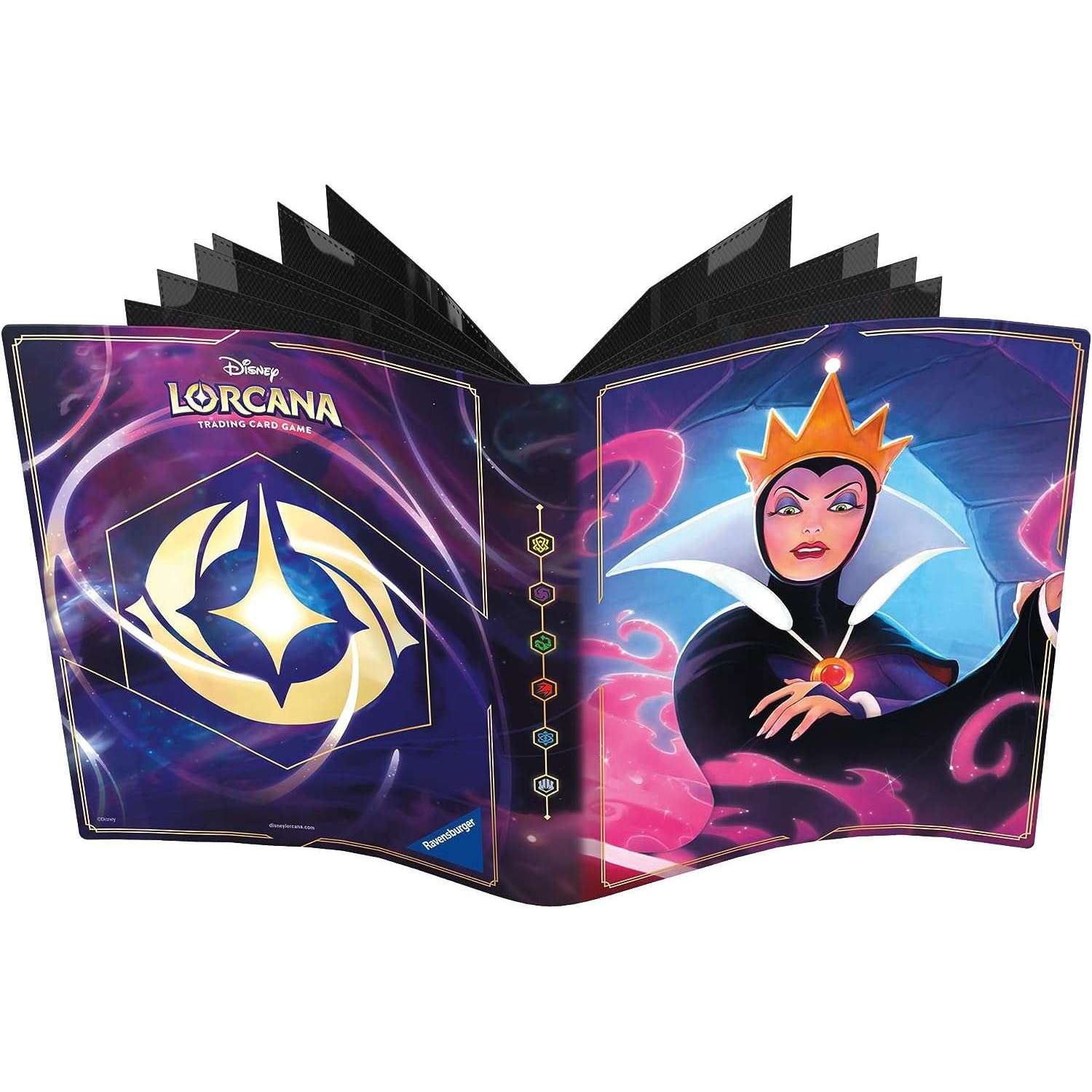 Toys N Tuck:Disney Lorcana TCG Lorebook Card Portfolio - Evil Queen,Disney