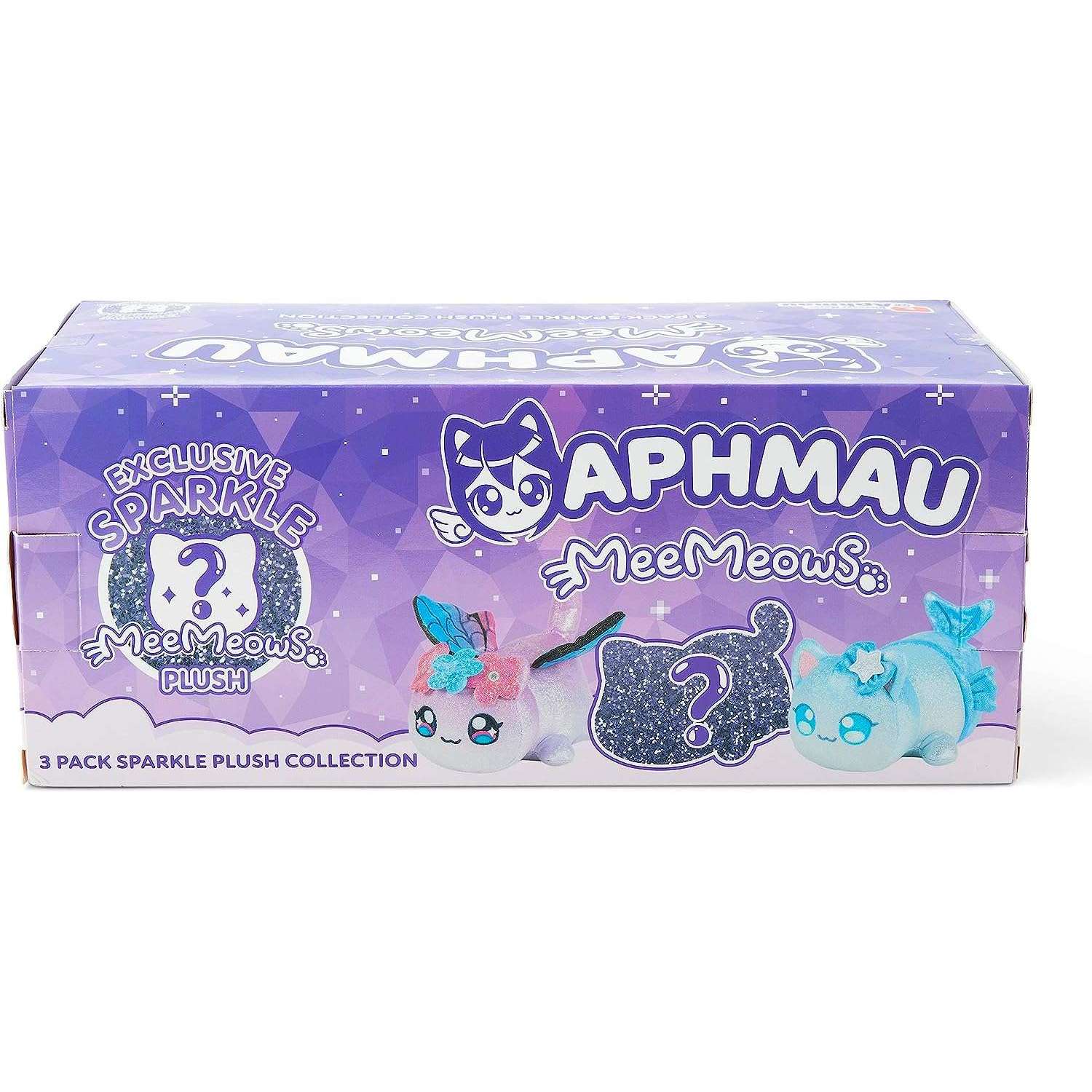 Toys N Tuck:Aphmau Meemows Mystery Plush 3 Pack Sparkle Edition,Aphmau