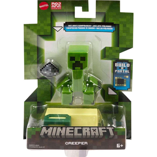 Toys N Tuck:Minecraft 3.25'' Figures - Creeper Build A Portal,Minecraft