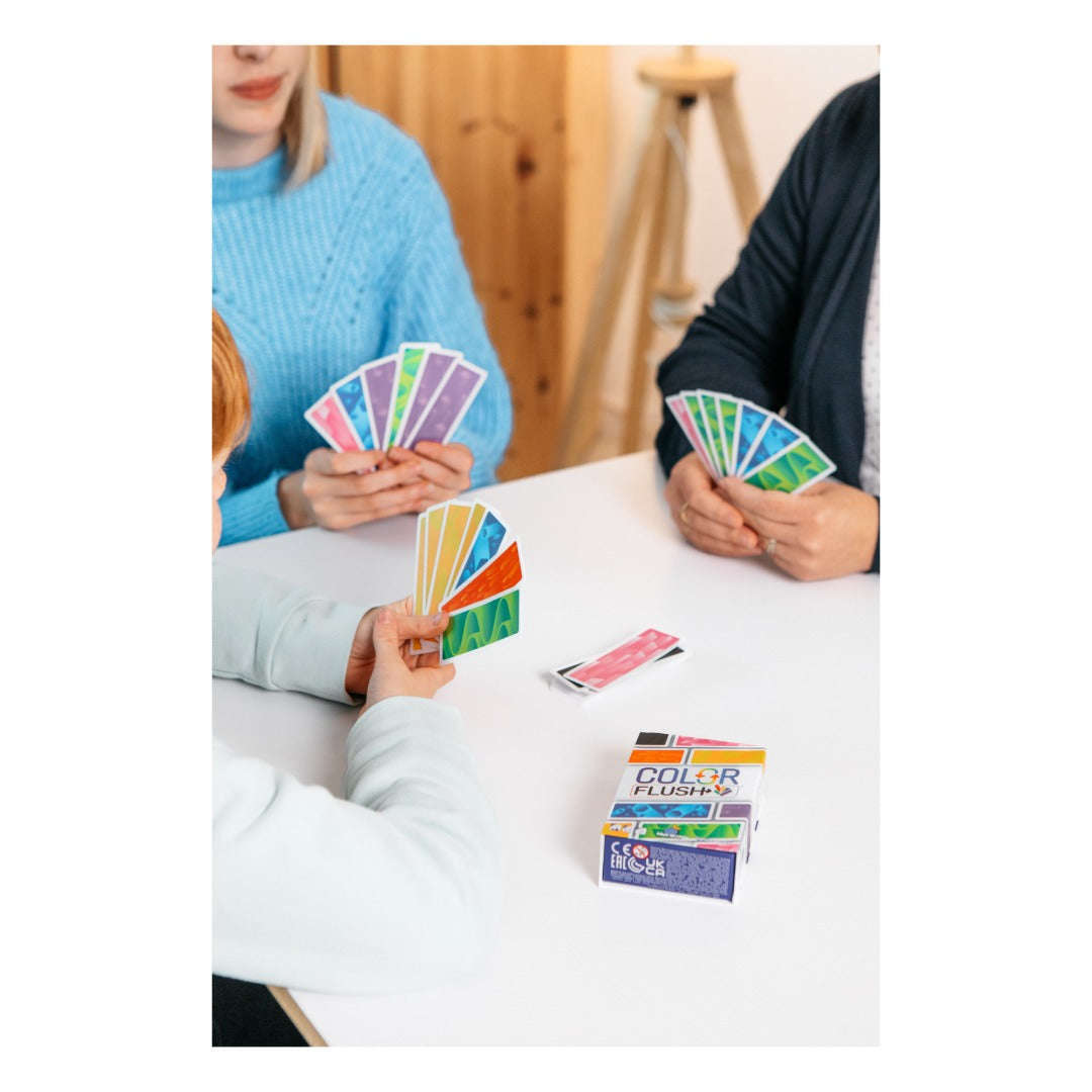 Toys N Tuck:Color Flush Card Game,Coiled Spring Games