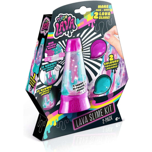 Toys N Tuck:So Slime Lava - Lava Slime Kit 2-Pack - Pink & Teal,So Slime