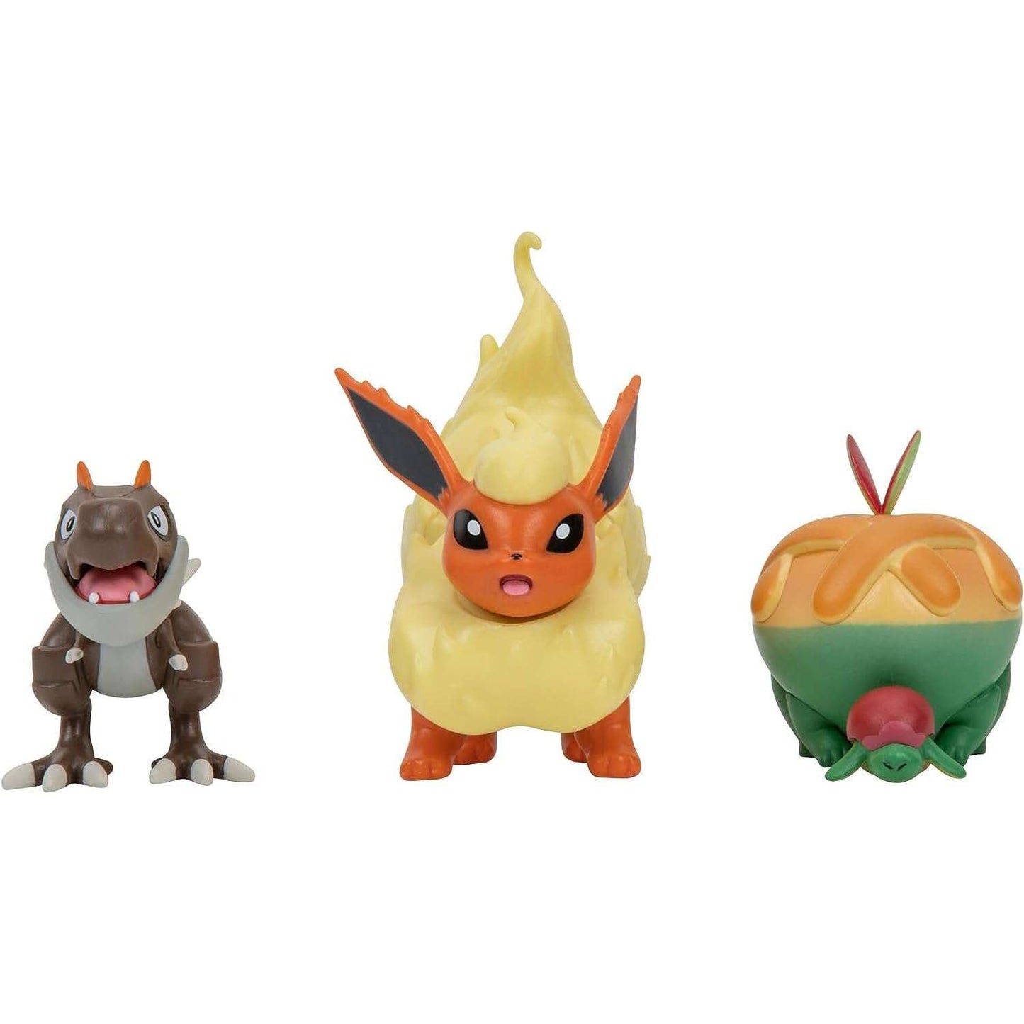 Toys N Tuck:Pokemon Battle Figure Set - Flareon Tyrunt Appletun,Pokemon