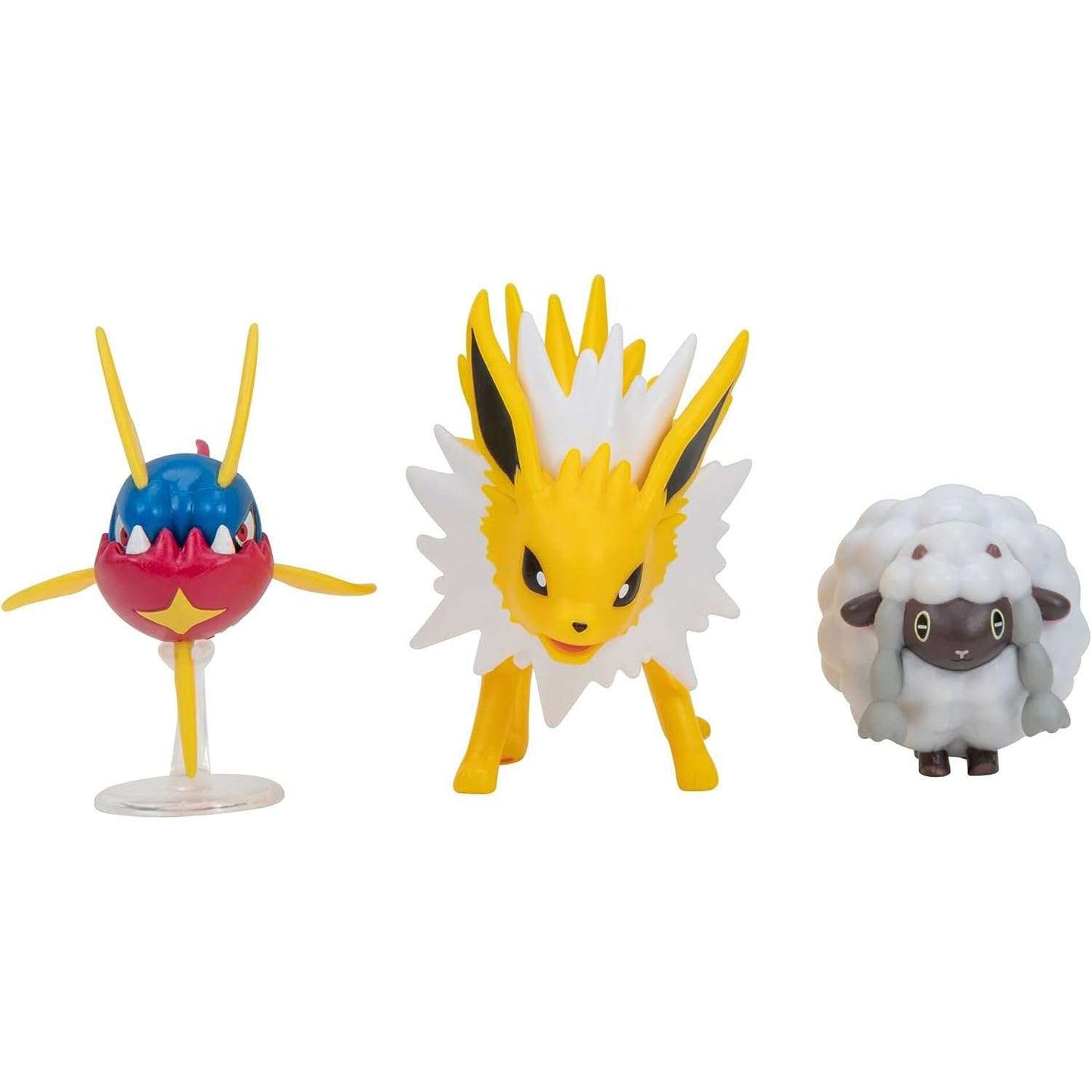 Toys N Tuck:Pokemon Battle Figure Set - Carvanha Jolteon Wooloo,Pokemon