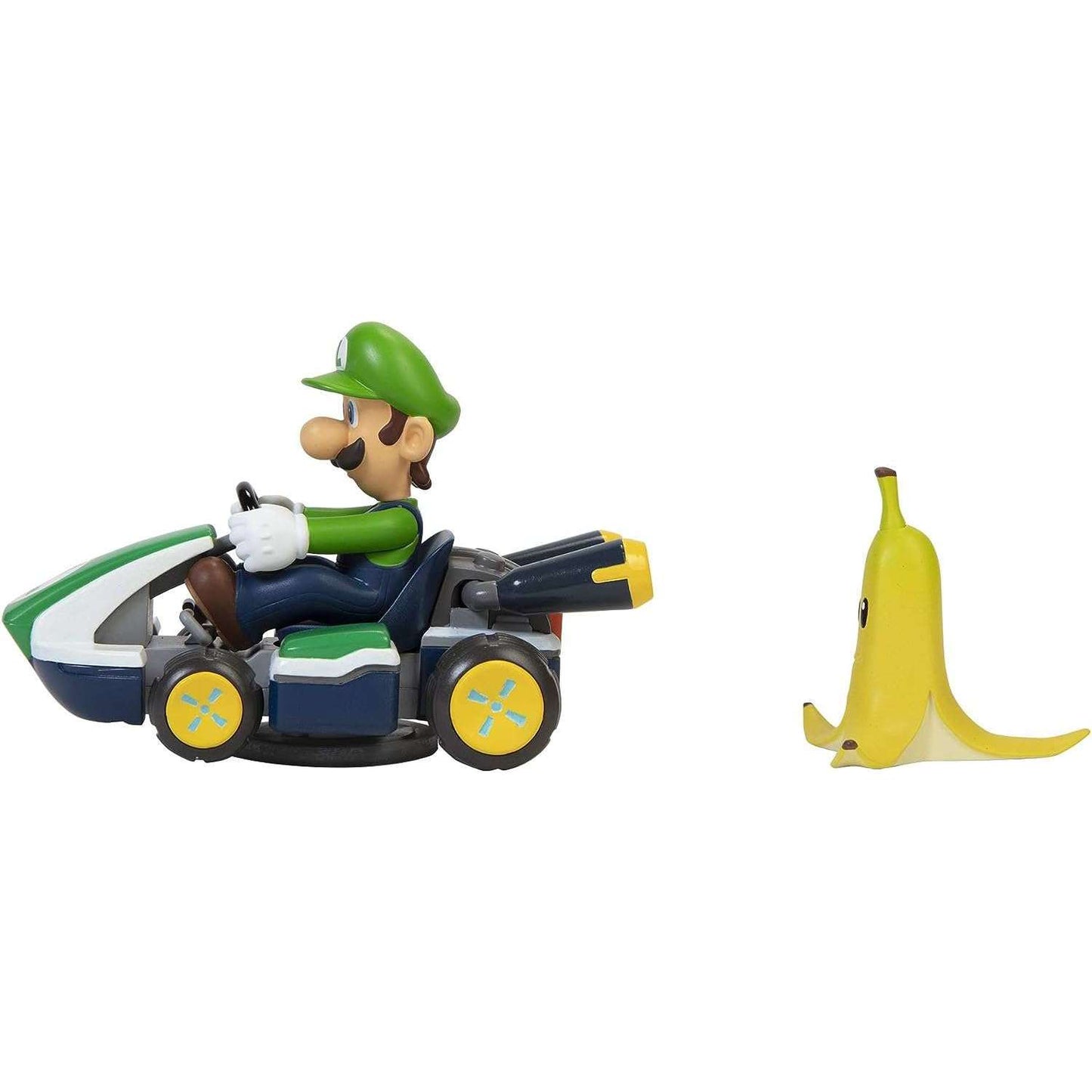 Toys N Tuck:Super Mario Spin Out Luigi Kart With Banana,Super Mario