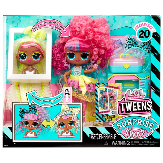 Toys N Tuck:LOL Surprise! Tweens Surprise Swap Curls-2-Crimps Cora,LOL surprise
