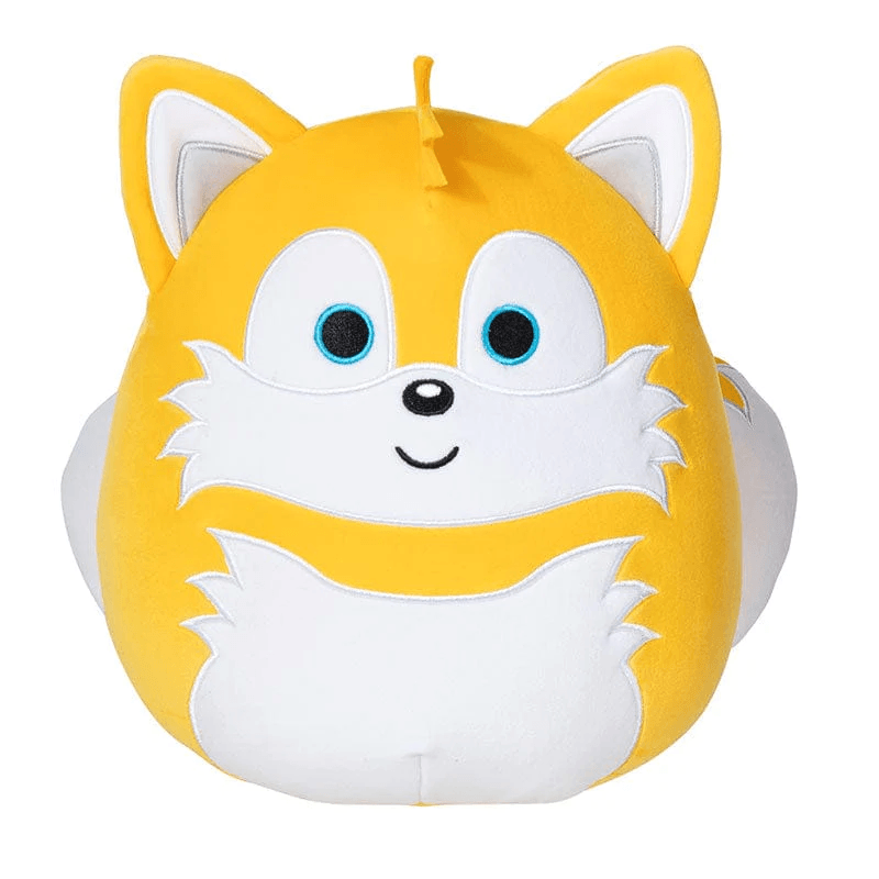Toys N Tuck:Squishmallows Sonic The Hedgehog 10 Inch Plush - Tails,Sonic The Hedgehog