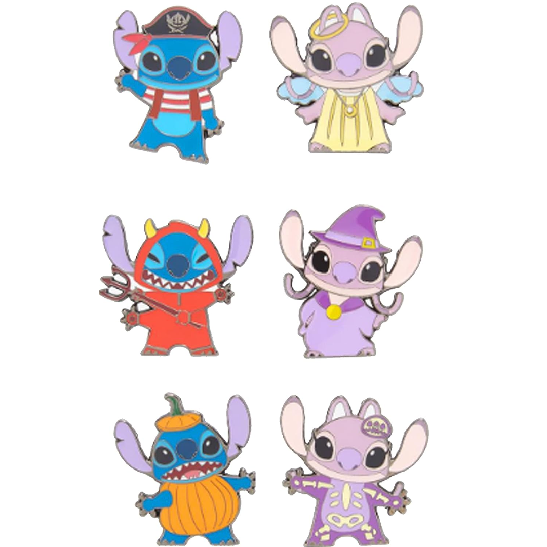 Toys N Tuck:Funko Loungefly Blind Box Pins - Disney Stitch Halloween,Disney