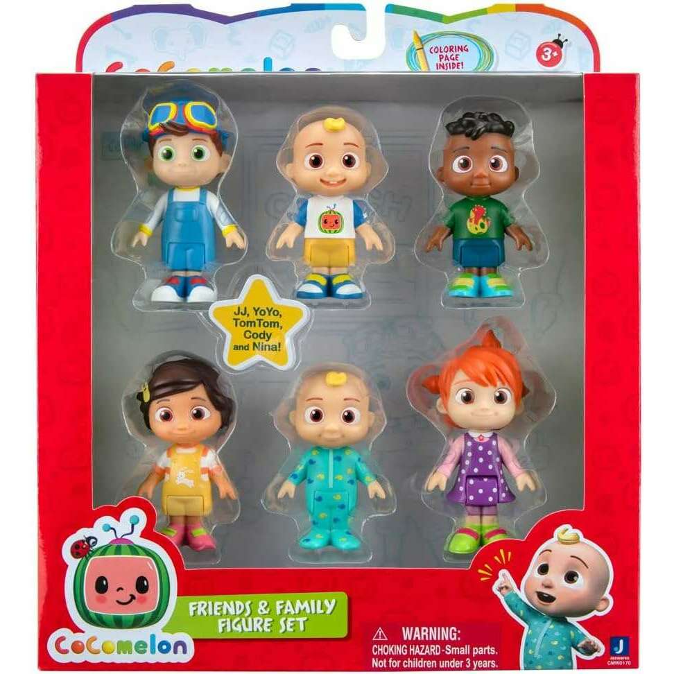 Toys N Tuck:Cocomelon Friends & Family Figure Set,Cocomelon