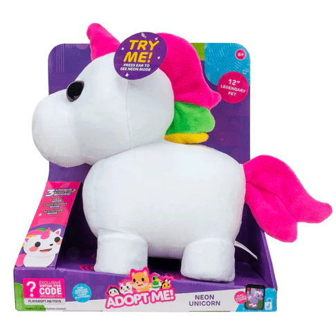 Toys N Tuck:Adopt Me! 12 Inch Plush - Neon Unicorn,Adopt Me!