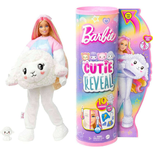 Toys N Tuck:Barbie Cutie Reveal Cozy Cute Tee Series - Lamb,Barbie