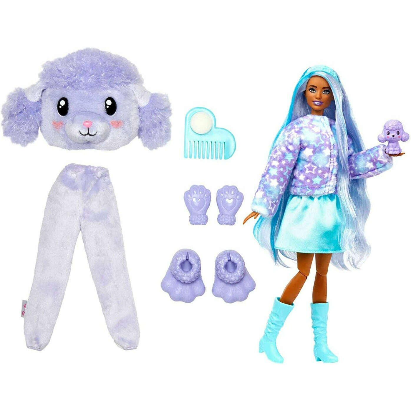 Toys N Tuck:Barbie Cutie Reveal Cozy Cute Tee Series - Poodle,Barbie