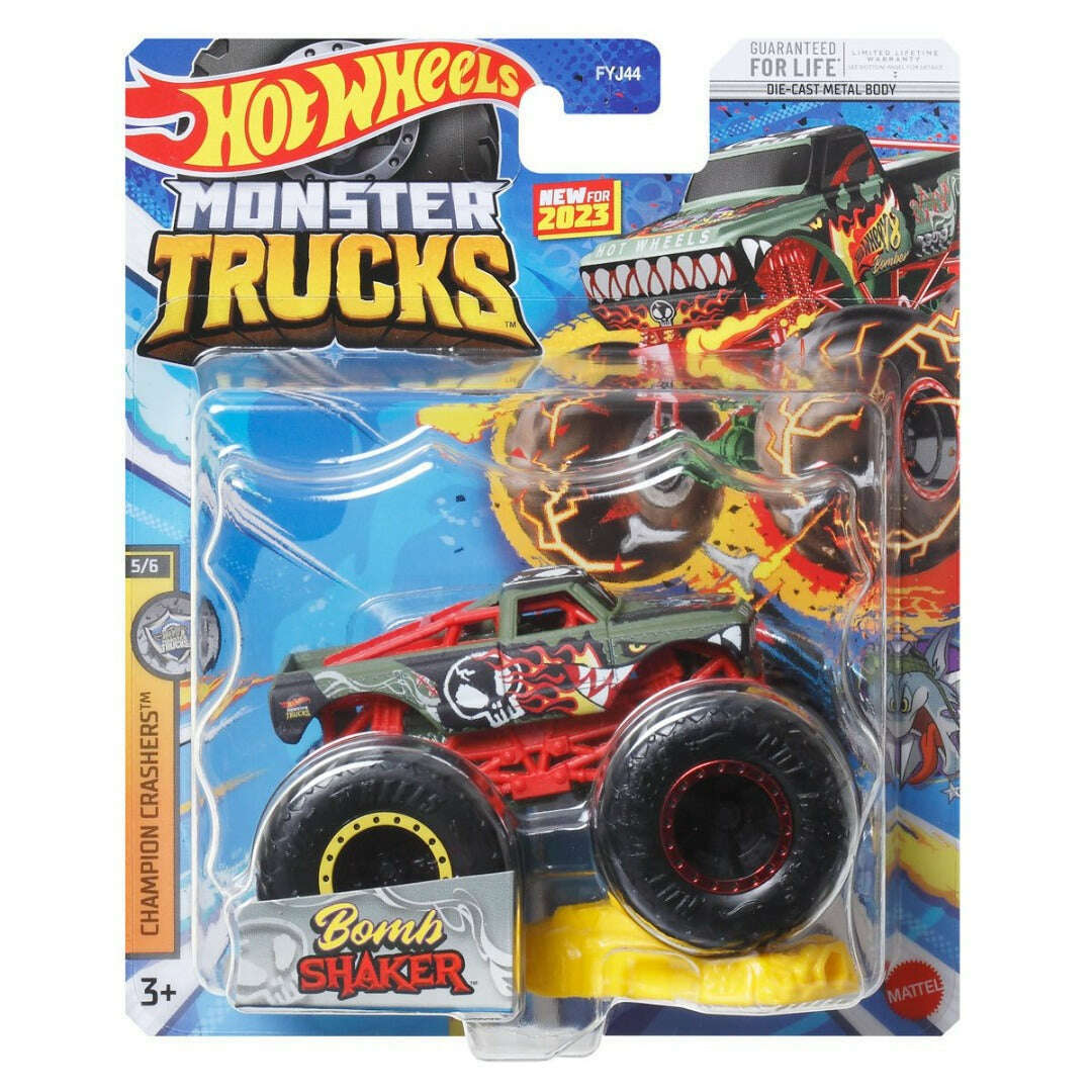 Toys N Tuck:Hot Wheels Monster Trucks - Bomb Shaker,Hot Wheels