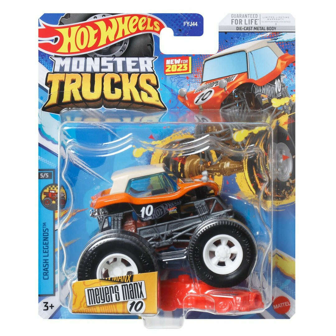 Toys N Tuck:Hot Wheels Monster Trucks - Meyers Manx 10,Hot Wheels