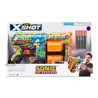 Toys N Tuck:X Shot Skins Sonic The Hedgehog Dread - Hyper Spike,X Shot