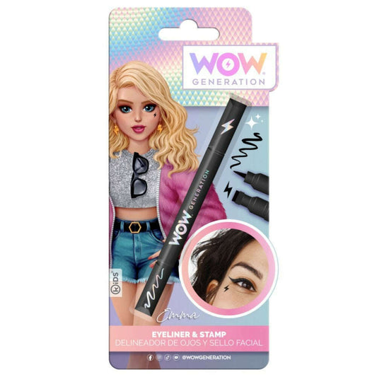 Toys N Tuck:Wow Generation Eyeliner & Face Stamper - Black Lightning,Wow Generation