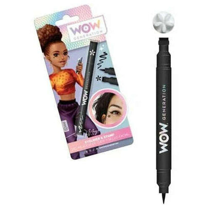 Toys N Tuck:Wow Generation Eyeliner & Face Stamper - Black Flower,Wow Generation