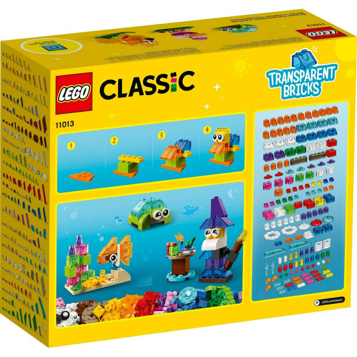 Toys N Tuck:Lego 11013 Classic Creative Transparent Bricks,Lego Classic