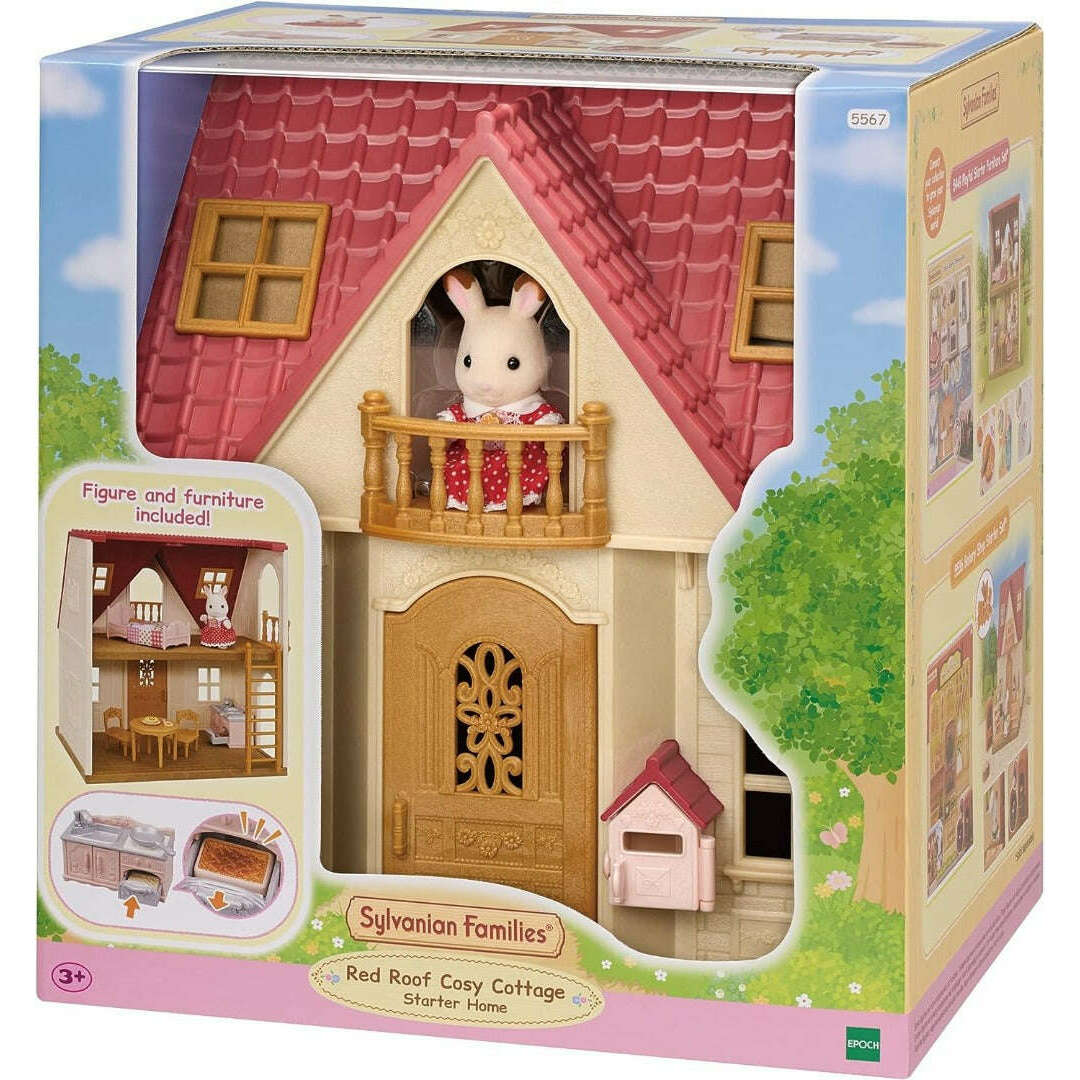 Toys N Tuck:Sylvanian Families Red Roof Cosy Cottage,Sylvanian Families