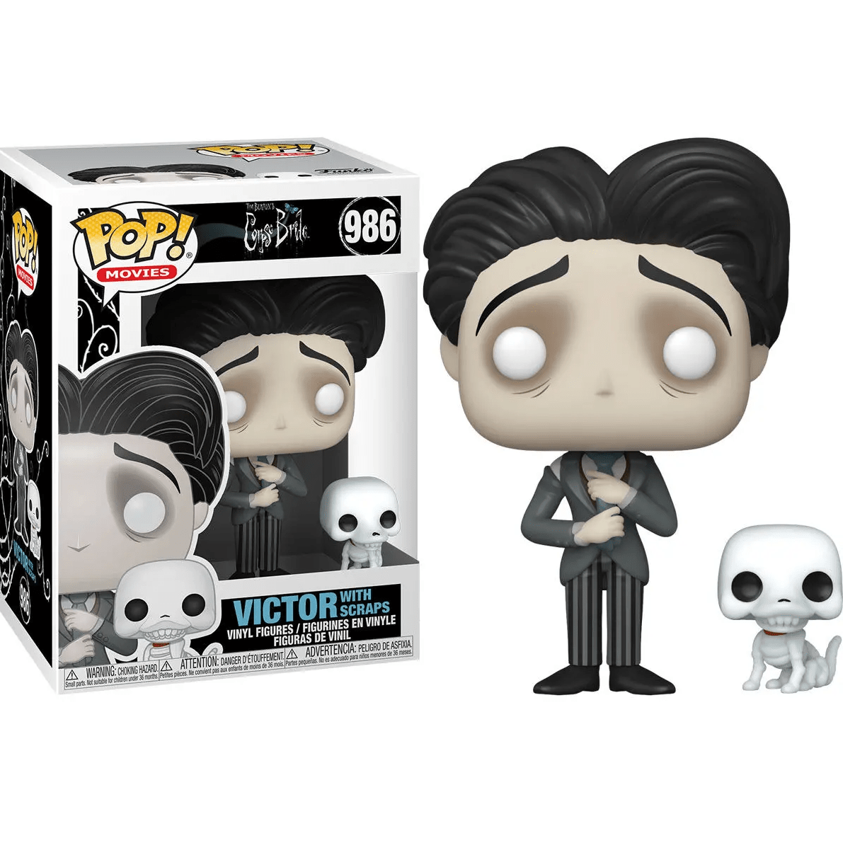 Toys N Tuck:Pop Vinyl - Corpse Bride - Victor With Scraps 986,Corpse Bride