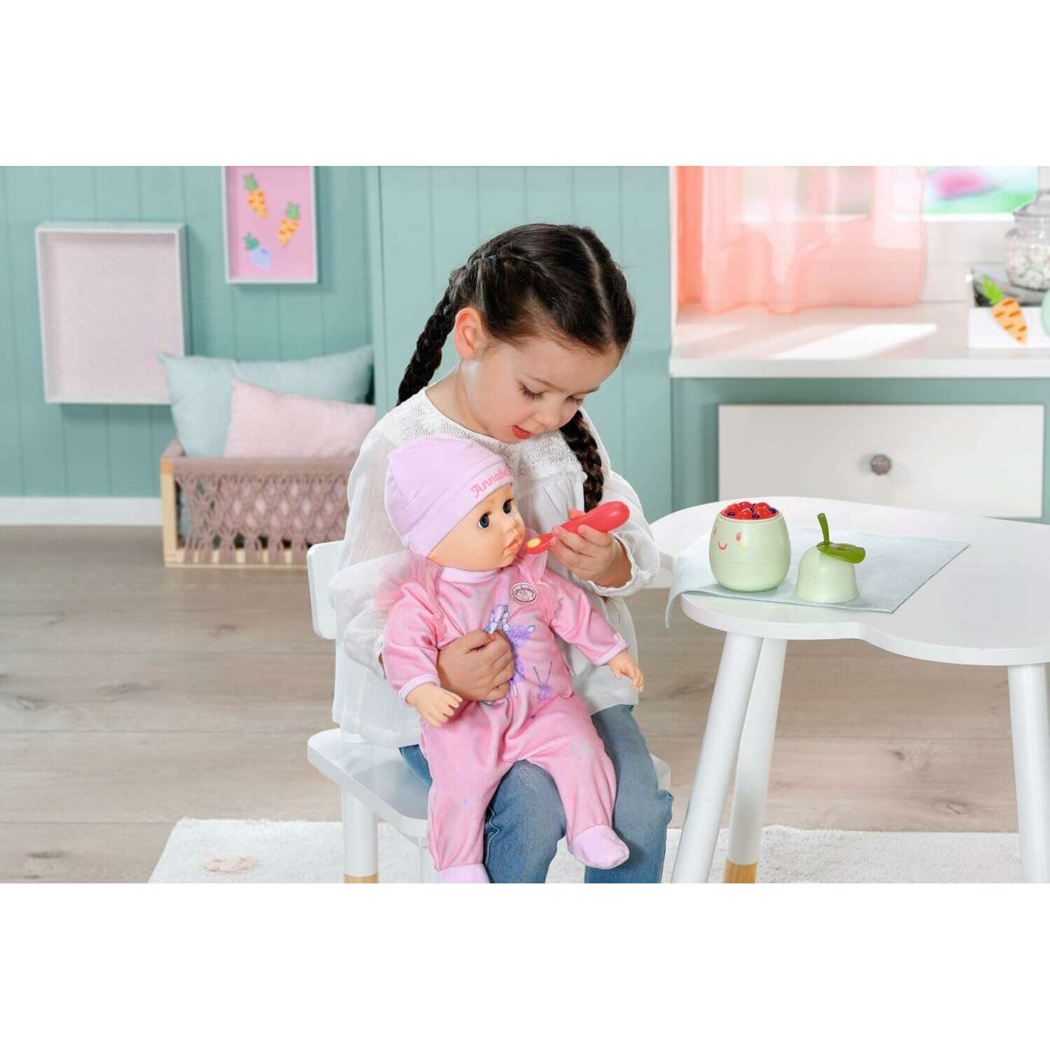 Baby annabell hot sale feeding set