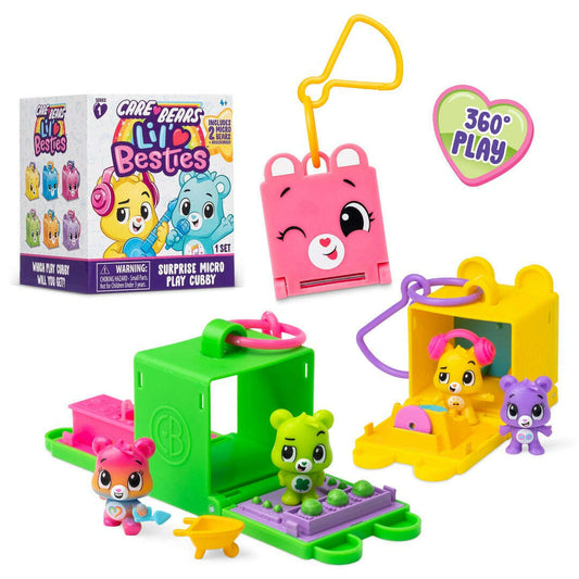 Toys N Tuck:Care Bears Lil Besties Surprise Micro Play Cubby,Care Bears