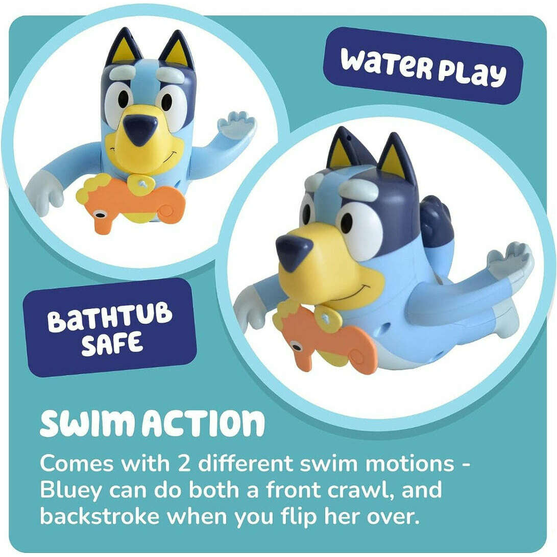 Toys N Tuck:Tomy Toomies Swimming Bluey,Bluey