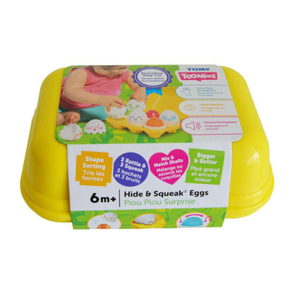 Toys N Tuck:Tomy Toomies Hide & Squeak Eggs,Tomy