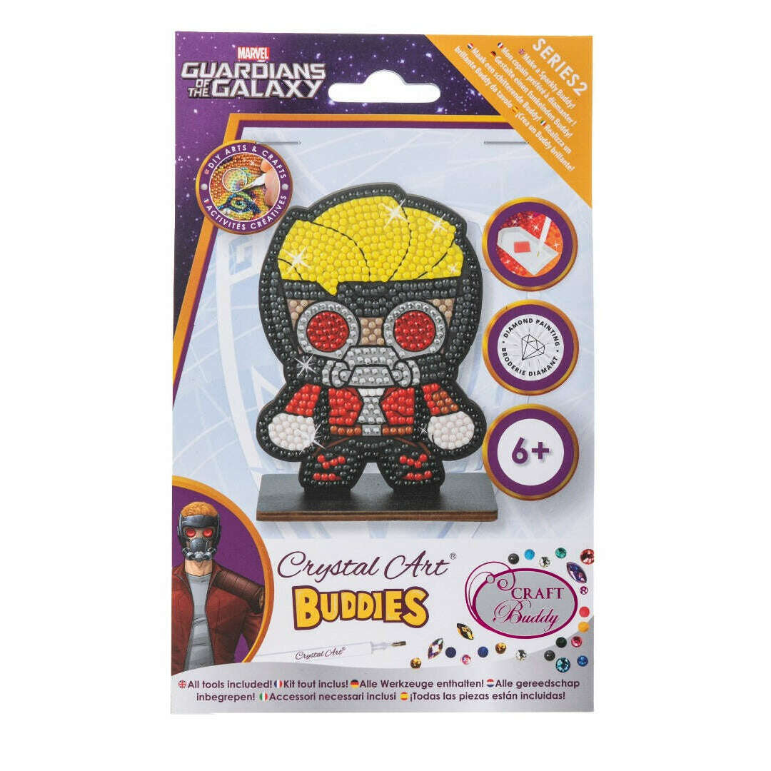 Toys N Tuck:Crystal Art Buddies Series 2 Marvel - Star-Lord,Crystal Art