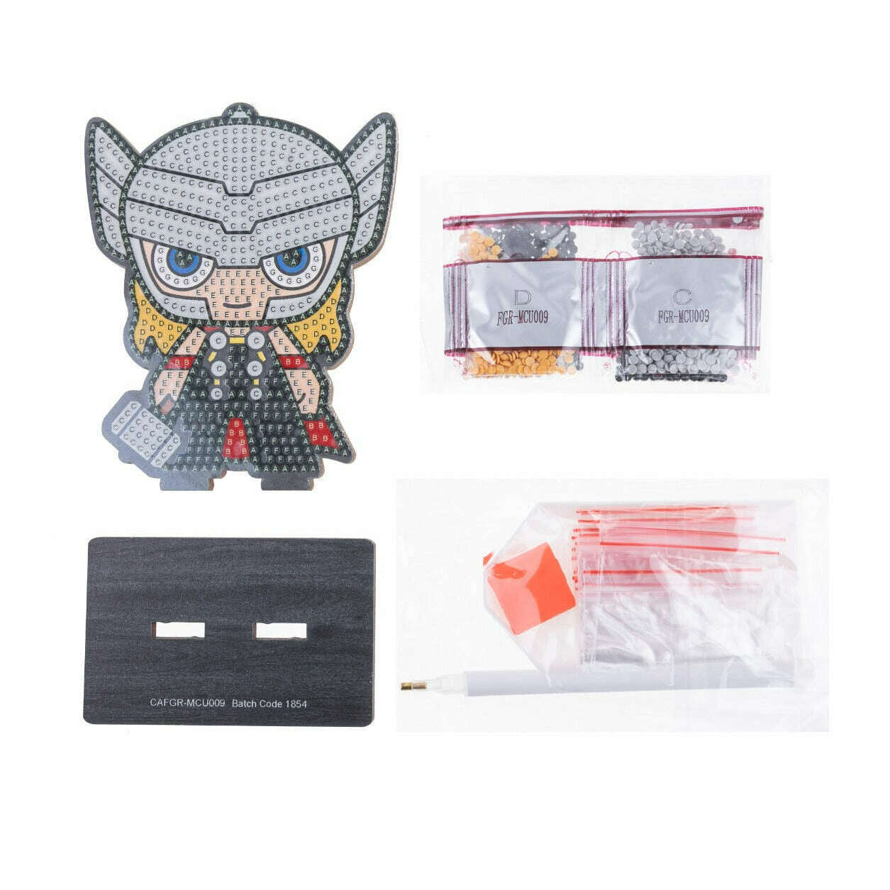 Toys N Tuck:Crystal Art Buddies Series 2 Marvel - Thor,Crystal Art