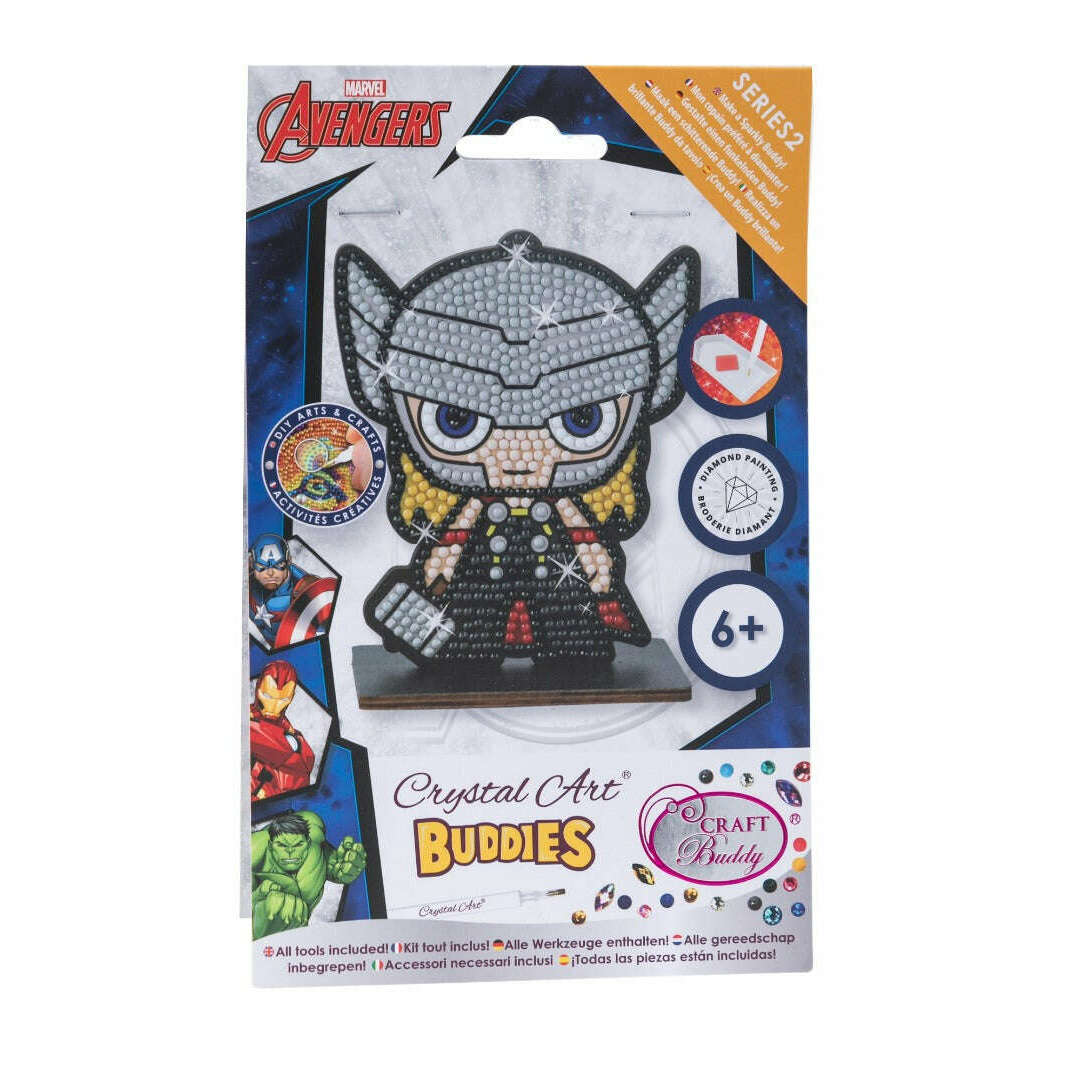 Toys N Tuck:Crystal Art Buddies Series 2 Marvel - Thor,Crystal Art