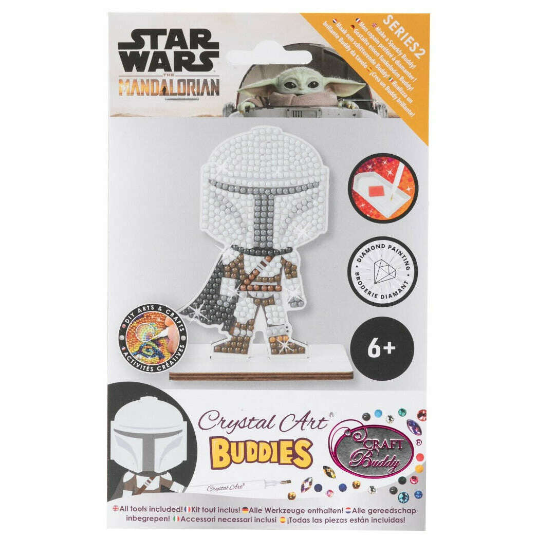 Toys N Tuck:Crystal Art Buddies Series 2 Star Wars - Mandalorian,Crystal Art