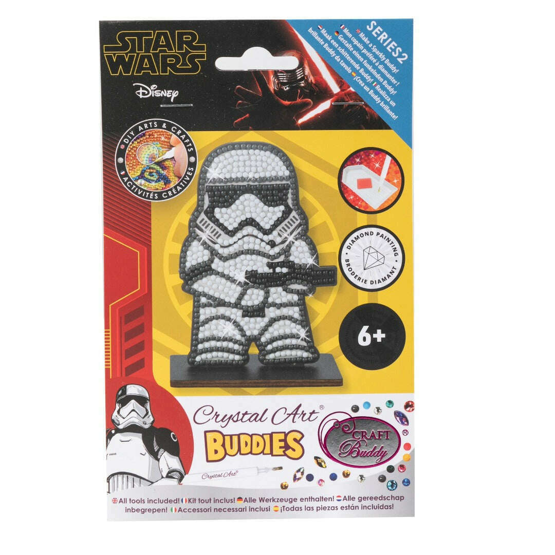 Toys N Tuck:Crystal Art Buddies Series 2 Star Wars - Stormtrooper,Crystal Art