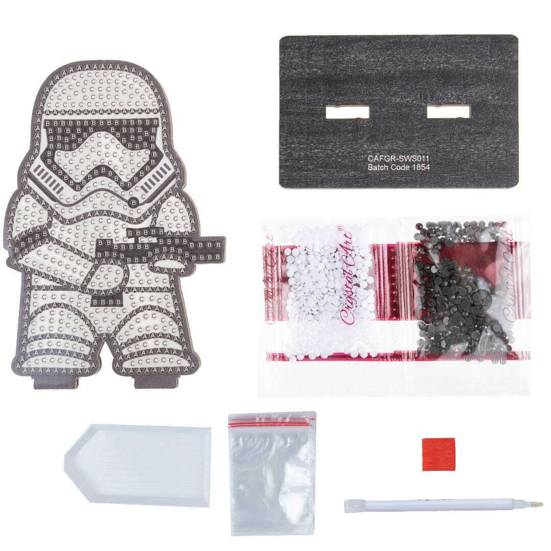 Toys N Tuck:Crystal Art Buddies Series 2 Star Wars - Stormtrooper,Crystal Art