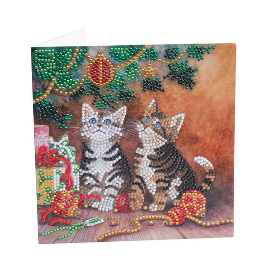 Toys N Tuck:Crystal Art Festive Card Kit - Magic Of Christmas,Crystal Art