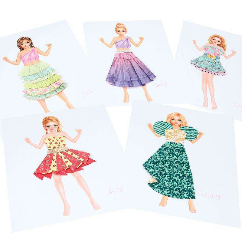 Toys N Tuck:Depesche Top Model Dress Me Up Collage Book,Top Model