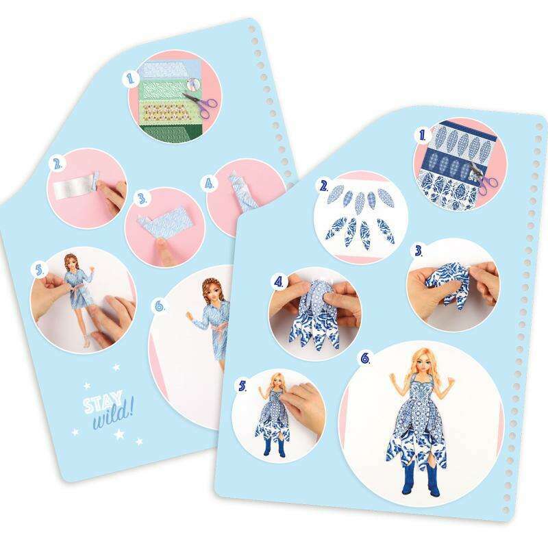 Toys N Tuck:Depesche Top Model Dress Me Up Collage Book,Top Model