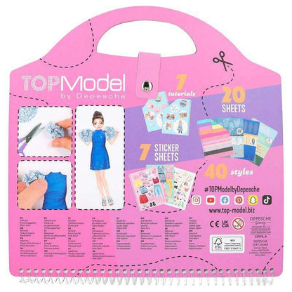 Toys N Tuck:Depesche Top Model Dress Me Up Collage Book,Top Model