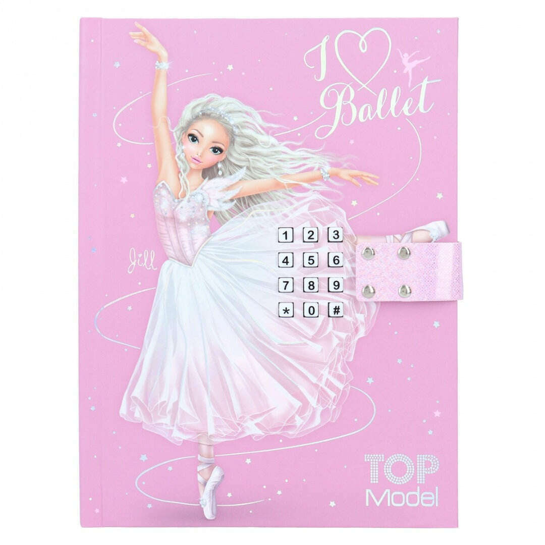 Toys N Tuck:Depesche Top Model Diary With Code And Sound - Ballet Jill,Top Model