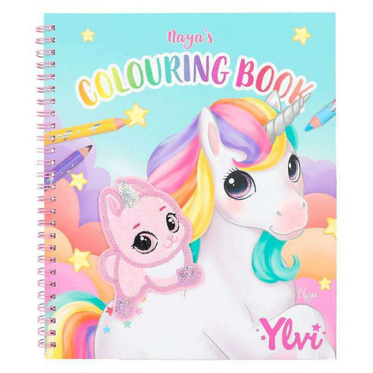 Toys N Tuck:Depesche Ylvi Colouring Book With Unicorn And Sequins,Ylvi