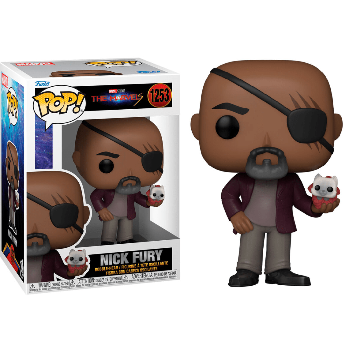 Toys N Tuck:Pop Vinyl - The Marvels - Nick Fury 1253,Marvel