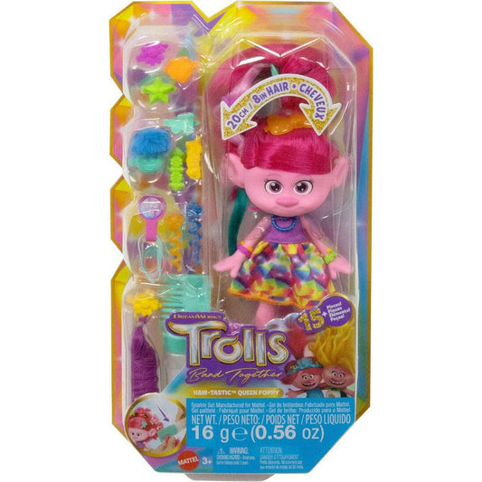 Toys N Tuck:Trolls Band Together Hair-Tastic Queen Poppy,Trolls